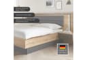 Rauch Bettanlage Bilbao-Extra Eiche Artisan Graumetallic Bild 3