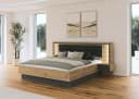 Rauch Bettanlage Bilbao-Extra Eiche Artisan Graumetallic Bild 1