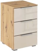 Rauch Nachtkommode KOLUNA mit Glasfront Beige Eiche Artisan Bild 2