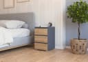 Nachtkommode im Artisan-Stil aus Holzwerkstoff Bild 1