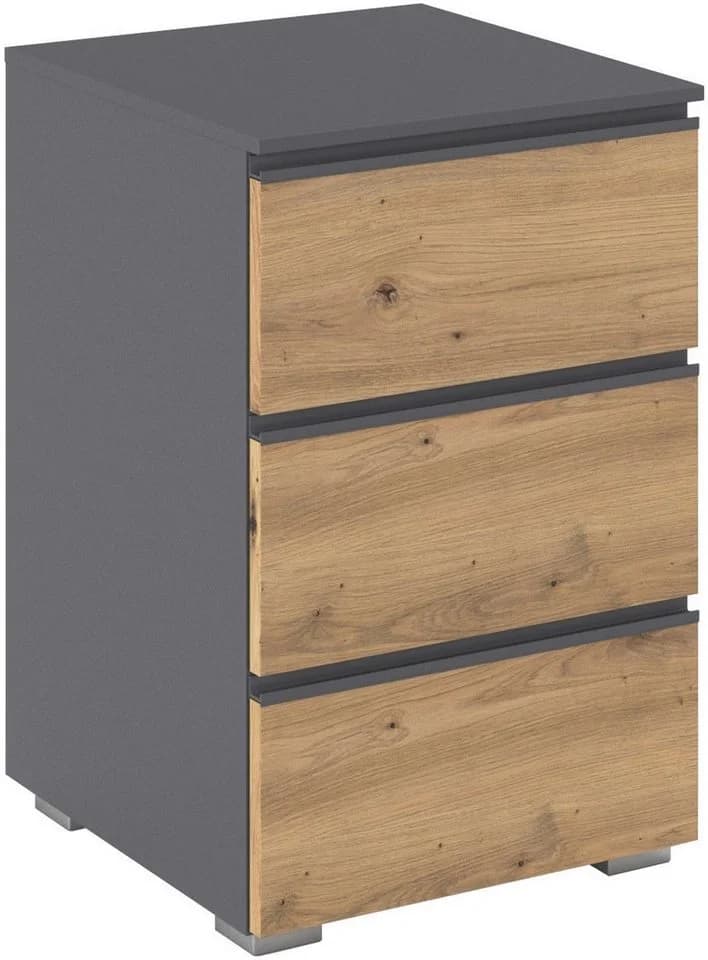 Nachtkommode im Artisan-Stil aus Holzwerkstoff - Bild 2