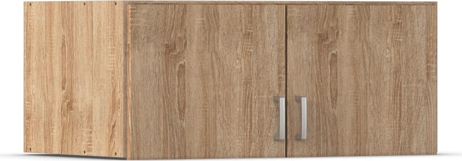 Aufsatzschrank RAUCH Gamma Eiche Sonoma Alu-Griffe