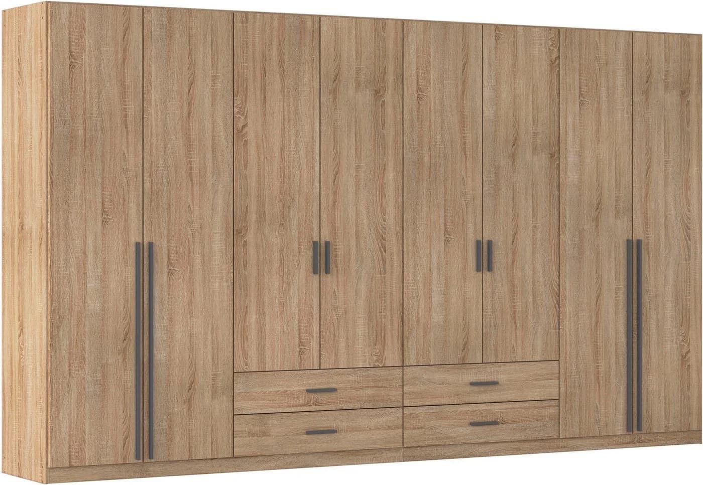 Rauch Kleiderschrank Gamma 360 cm Eiche Sonoma mit Schubladen - Bild 2