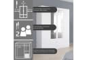 Rauch Kleiderschrank Gamma 360 cm Eiche Sonoma mit Schubladen Bild 4