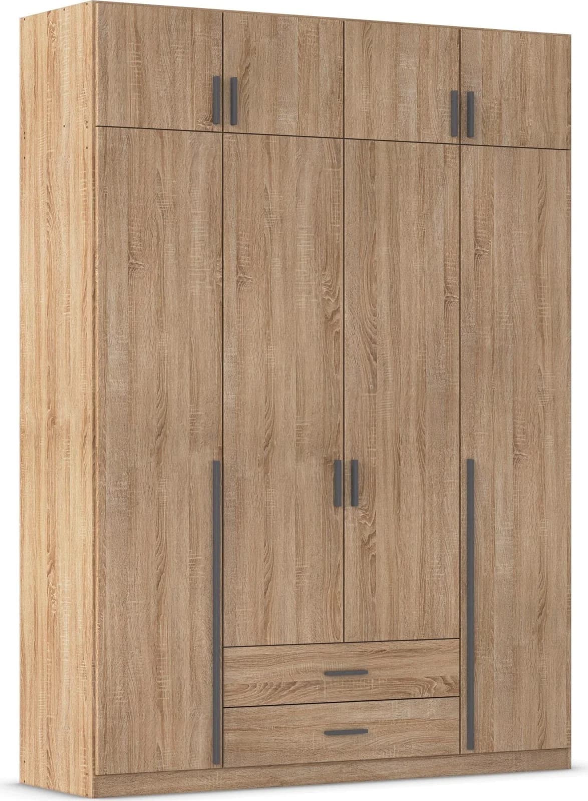 Kleiderschrank RAUCH Schrank Garderobe Wäscheschrank GAMMA Eiche Sonoma