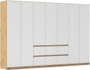 Rauch Schrank Mainz Drehtürenschrank Eiche Artisan/Alpinweiß Bild 2