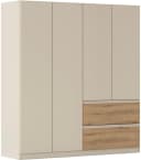 Drehtürenschrank Costa 181x197x54 cm Holzwerkstoff rauch Bild 2
