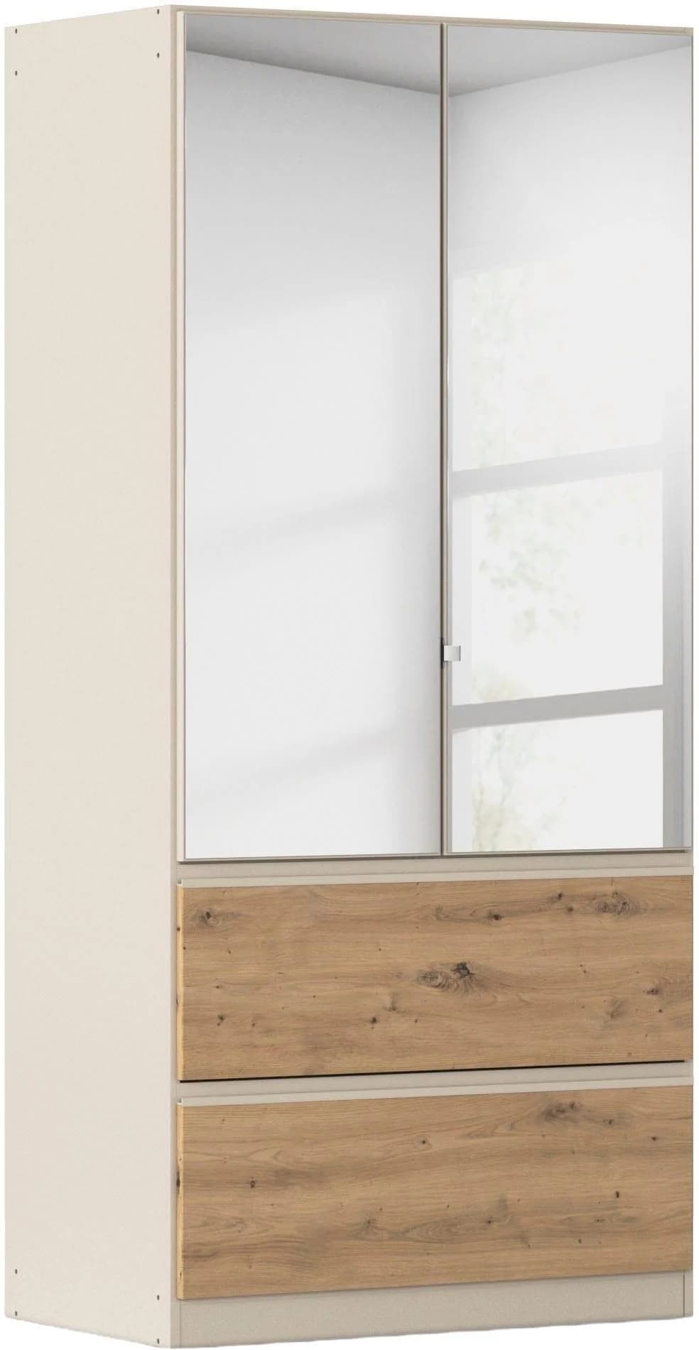 RAUCH Kleiderschrank Costa Beige Eiche Artisan Push-to-Open