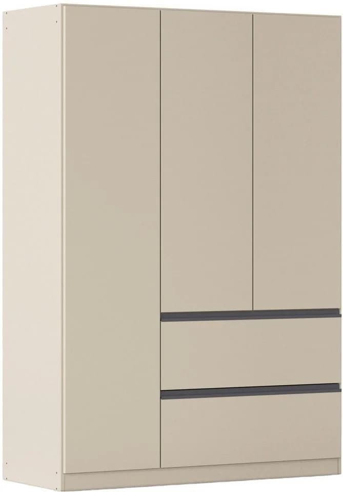 Drehtürenschrank Costa 136x197x54 cm Rauch - Bild 2