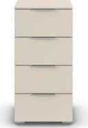Schubkastenkommode ASTANA Beige Holzwerkstoff 4 Schubladen Bild 2