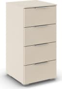 Schubkastenkommode ASTANA Beige Holzwerkstoff 4 Schubladen Bild 3