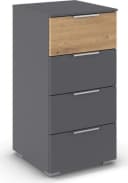 Schubkastenkommode RAUCH Astana Graumetallic/Eiche Artisan Bild 3