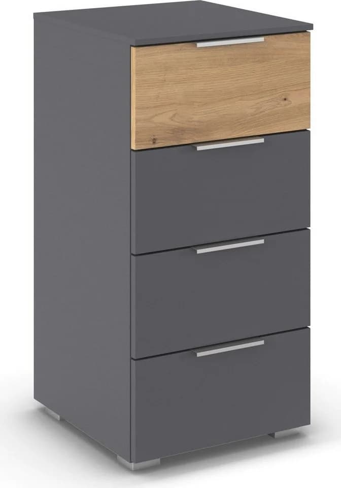 Schubkastenkommode RAUCH Astana Graumetallic/Eiche Artisan - Bild 3