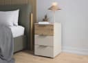 Rauch Nachttisch ASTANA Beige Holzwerkstoff 3 Schubladen Bild 1