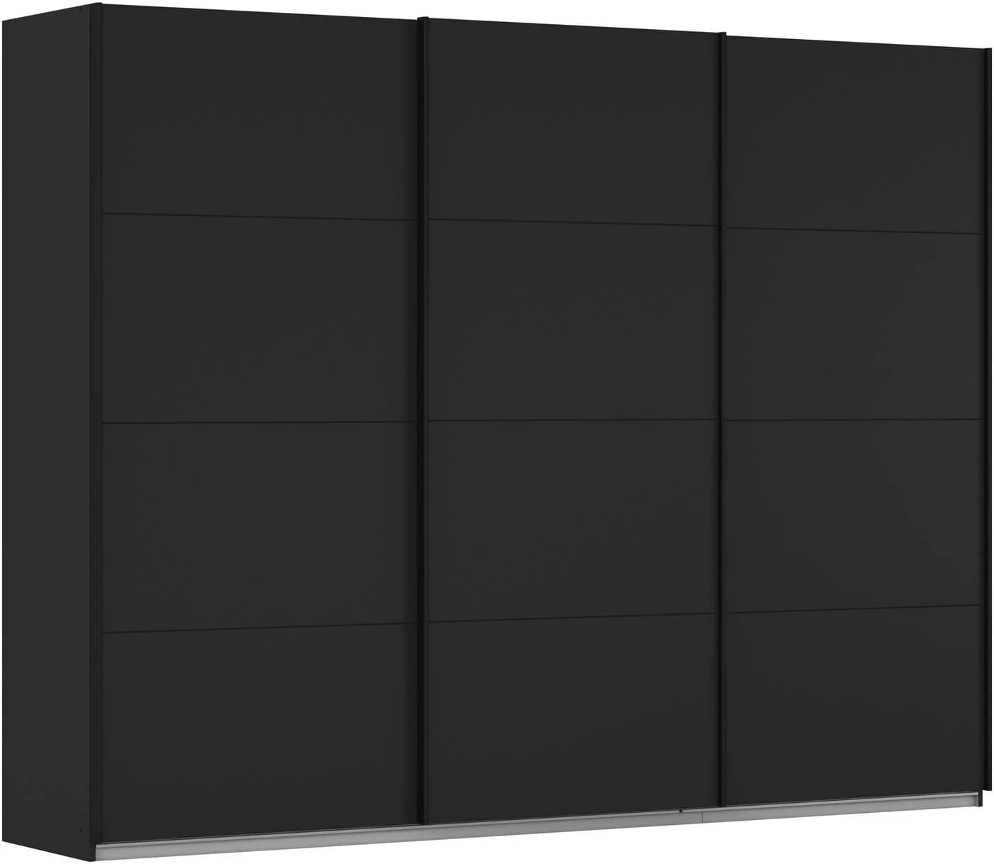 Schwebetürenschrank OTTO HOME Kleiderschrank Garderobe Agordo Schwarz - Bild 2