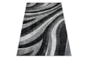 Teppich MY HOME Livil Modernes Wellen-Design Grau Kurzflor Bild 1