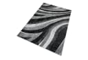 Teppich MY HOME Livil Modernes Wellen-Design Grau Kurzflor Bild 5