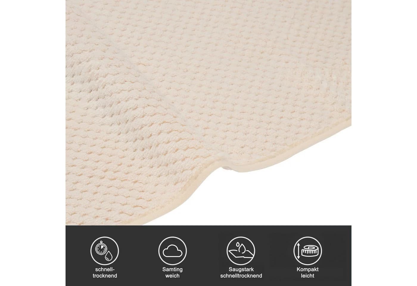 OTTO HOME Handtuch Parris Microfaser Waffelmuster
