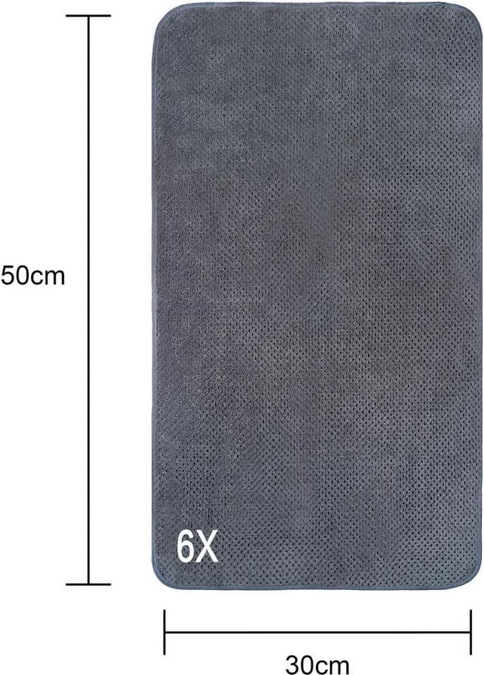 OTTO HOME Handtuch Parris Anthrazit Microfaser