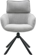 Home Affaire Esszimmerstuhl Cusey 360° drehbar, extra dicke Polsterung, 2er-Set, grau Bild 4