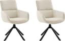 Home Affaire Esszimmerstuhl Cusey 360° drehbar, extra dicke Polsterung, 2er-Set Beige Bild 2