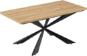 Esstisch Cusey von Home Affaire, Naturfarben, Schwarz, Melaminharzbeschichtung Bild 2