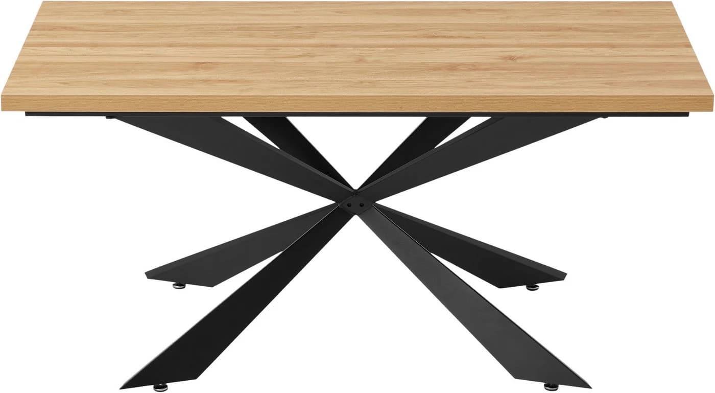 Esstisch Cusey von Home Affaire, Naturfarben, Schwarz, Melaminharzbeschichtung - Bild 5