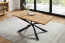 Esstisch HOME AFFAIRE Cusey Naturfarben Schwarz Melaminbeschichtung Bild 1