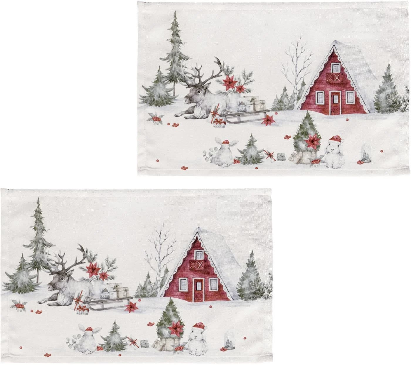 MY HOME Platzset Lealux Weihnachtlich 2er Set 45x30 cm - Bild 2