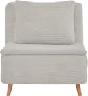 OTTO HOME Sessel AINSLEY Wandlungsfähig zum Gästebett Creme Cord Bild 1