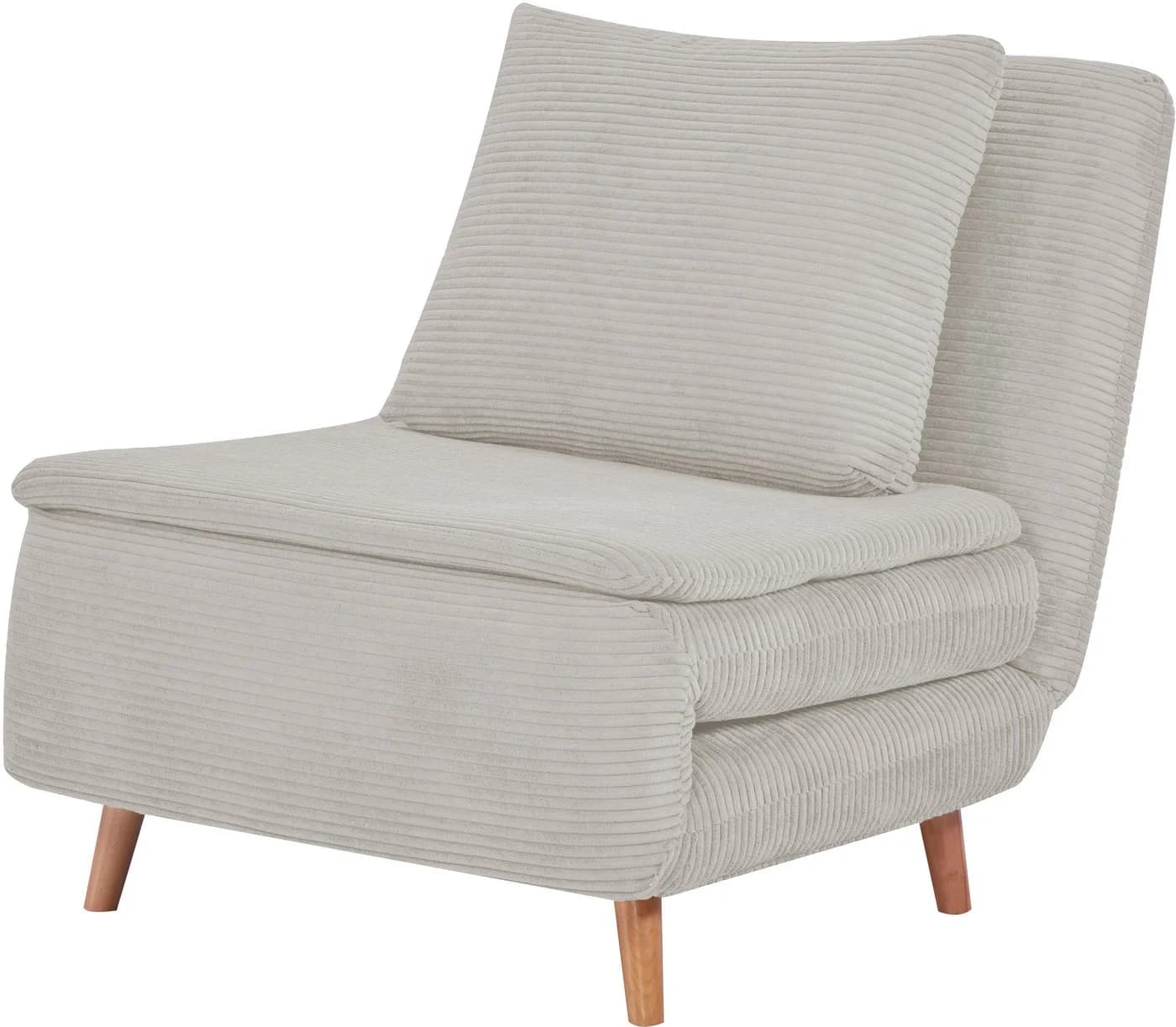 OTTO HOME Sessel AINSLEY Wandlungsfähig zum Gästebett Creme Cord - Bild 4