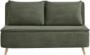 HOME AFFAIRE Schlafsofa AINSLEY Grün 2-Sitzer mit verstellbarer Rückenlehne Bild 1
