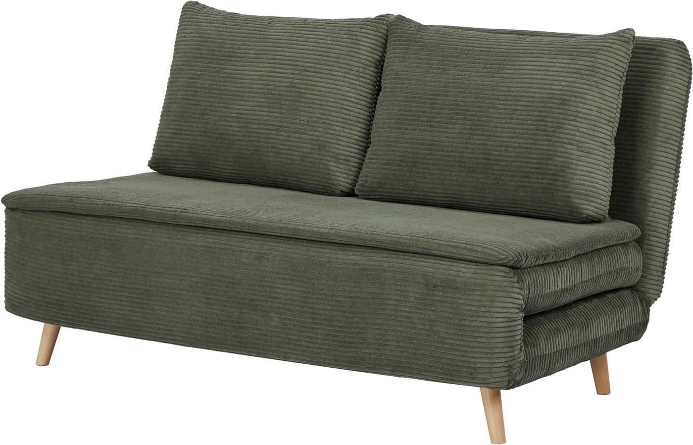 HOME AFFAIRE Schlafsofa AINSLEY Grün 2-Sitzer mit verstellbarer Rückenlehne - Bild 4