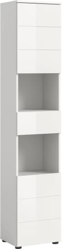 WELLTIME Hochschrank Biel Weiß Hochglanz 190 cm Bild 4