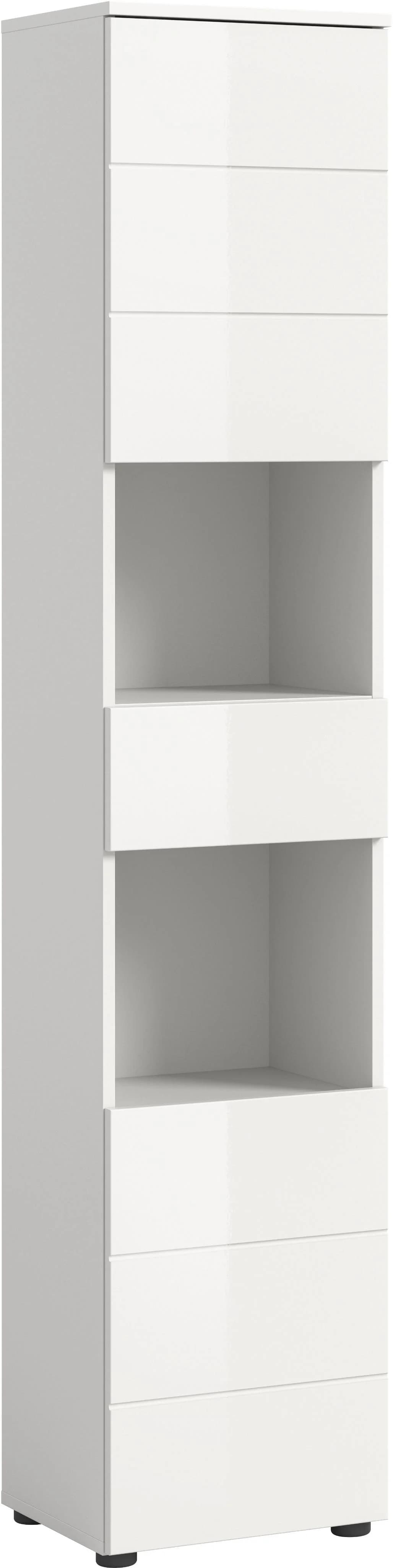 WELLTIME Hochschrank Biel Weiß Hochglanz 190 cm - Bild 4