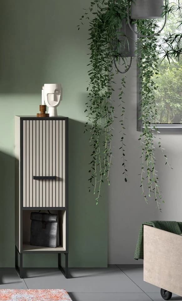 WELLTIME Locri Unterschrank Schwarz Modern