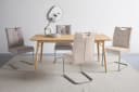 S.OLIVER Freischwinger Ciella hellgrau mit 3D-Steppung Bild 2