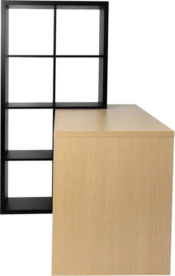 Regal-Schreibtisch Triest Computertisch mit Raumtrenner 156 cm - Bild 4