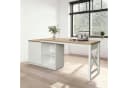 Eckschreibtisch OTTO HOME SILBA Weiß Eiche Landhausstil Bild 5