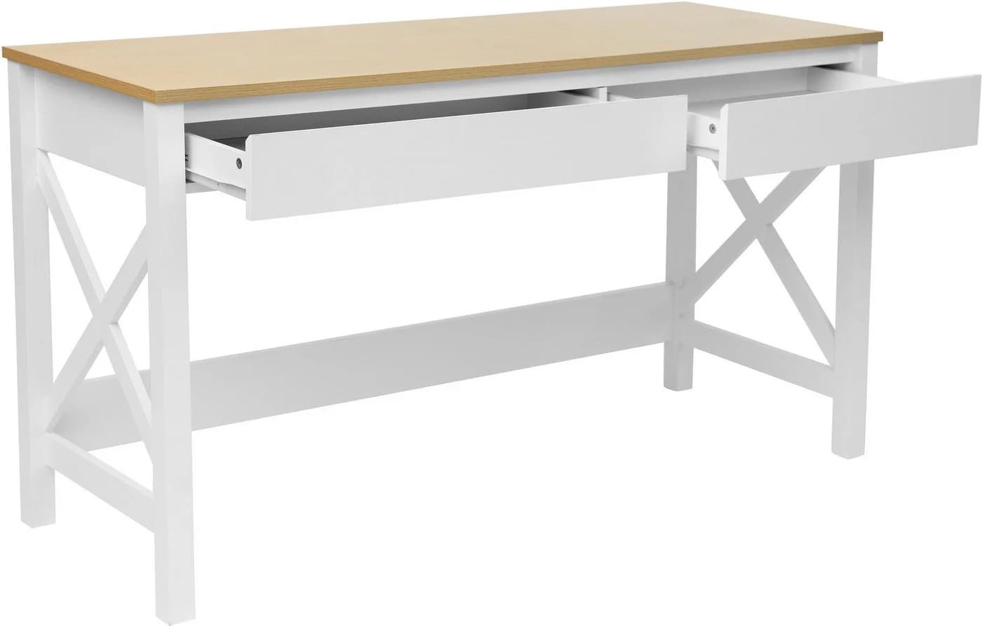 OTTO home Schreibtisch Silba, 2 Schubladen, Landhausstil, Home Office - Bild 3