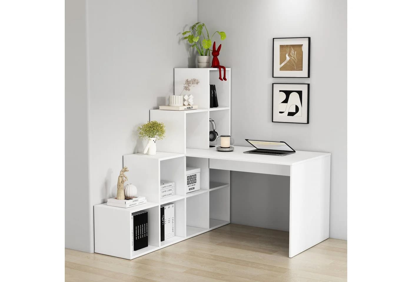 OTTO HOME Regal-Schreibtisch Ciela Weiß - Bild 5