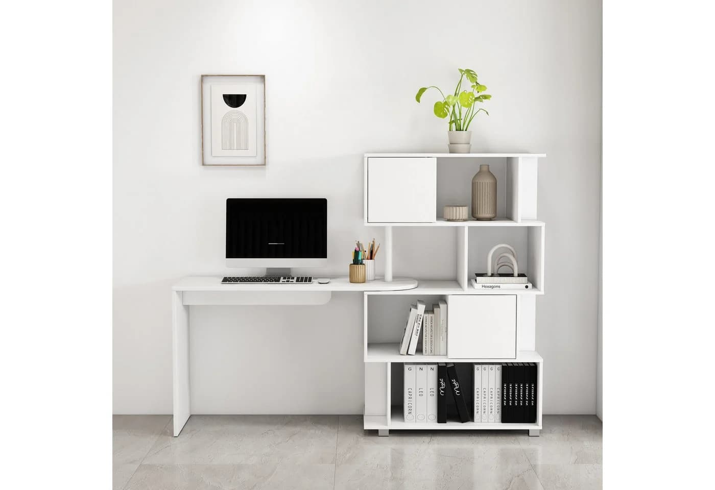 Schreibtisch OTTO HOME Inovo Weiß Multifunktional - Bild 5