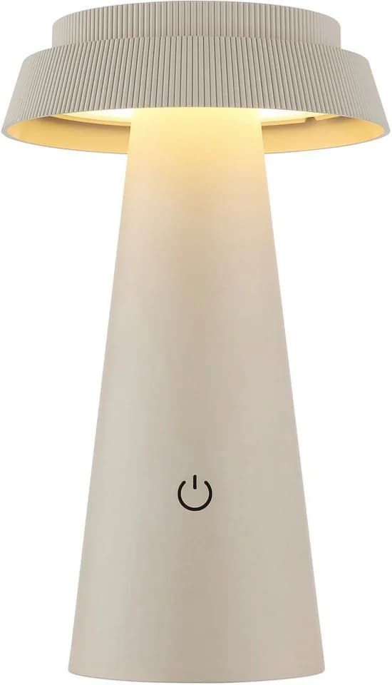 LED Solarleuchte MY HOME Taja Akkuleuchte Beige - Bild 4