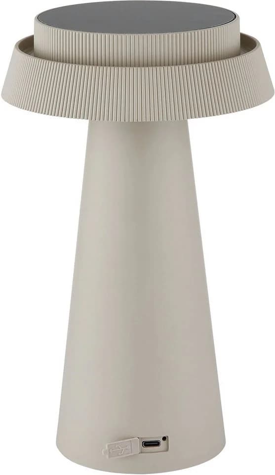 LED Solarleuchte MY HOME Taja Akkuleuchte Beige - Bild 5