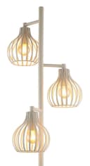My Home Stehlampe Heta Metall Cremefarben mit Fußtrittschalter Bild 4