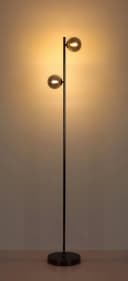 Moderne Stehlampe aus Metall und Glas Bild 1