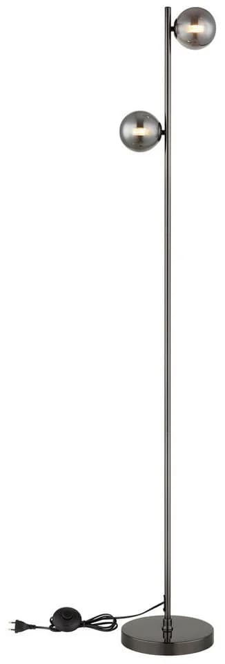 Moderne Stehlampe aus Metall und Glas - Bild 2