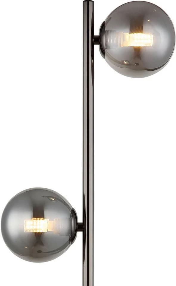 Moderne Stehlampe aus Metall und Glas - Bild 3