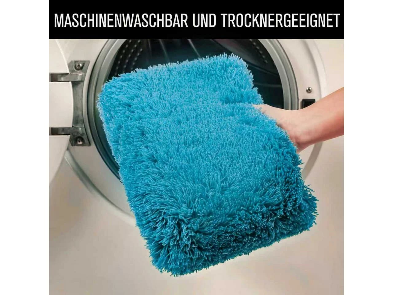 my home Badematte Merida Badvorleger Badezimmer Teppich Aqua - Bild 5