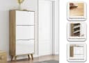 Schuhschrank OTTO HOME Lund Eichefarben Weiß FSC-zertifiziert Bild 3